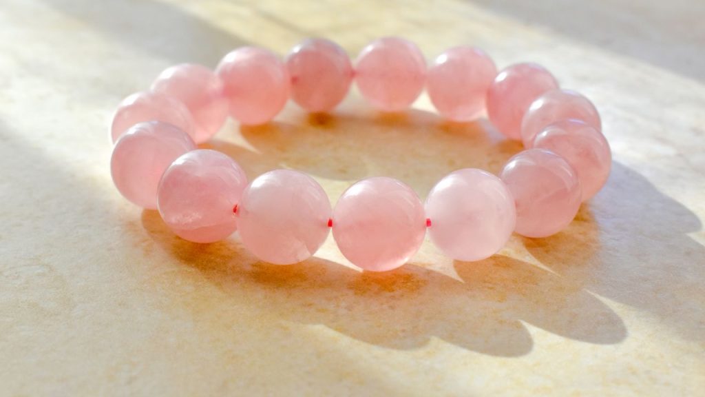 Bracelet en Quartz rose