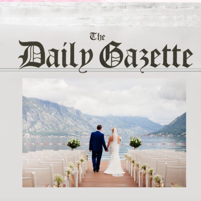 Gazette des mariés : comment la réaliser ?